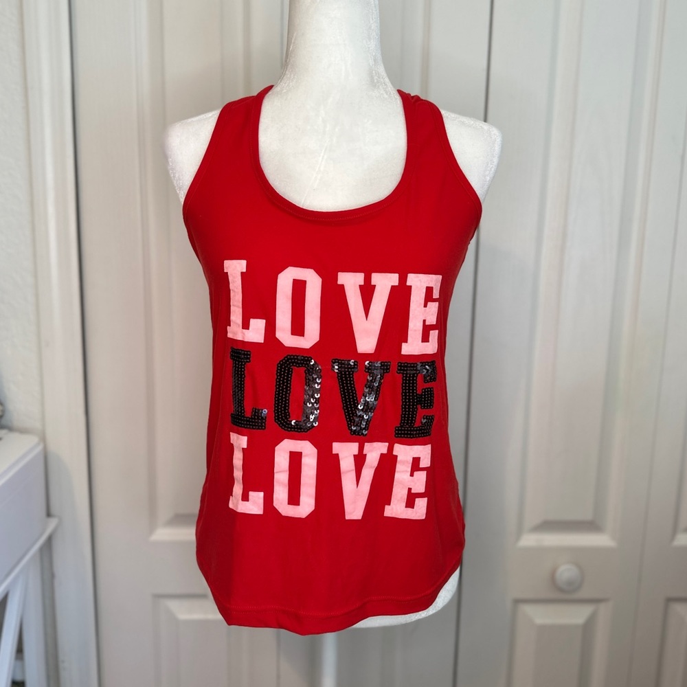 Not A Morning Person Love Racerback Tank Top (S)